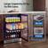 Large Capacity Of Up To 180 Cans
180 Cans
Standard 12oz Cans
3 Shelves
Removable Wire Shelves