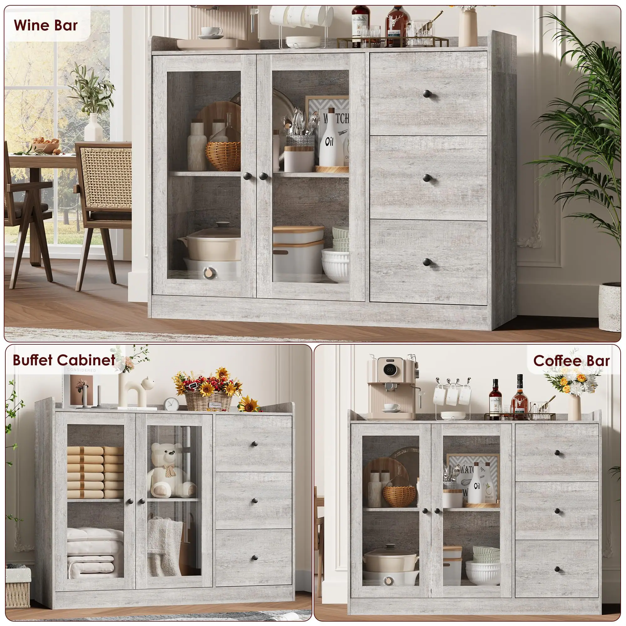 Wine Bar

Buffet Cabinet

Coffee Bar