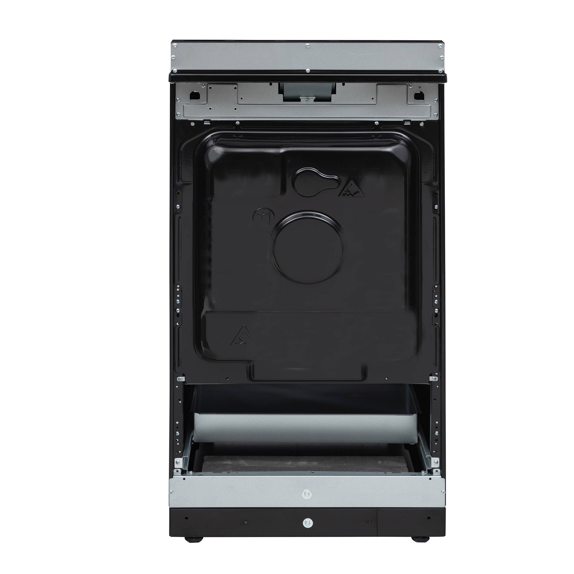 Alt View 10. Equator - Equator 20" Electric Cooking Range with 4 Ceramic Burners, Convection Oven, Air Fryer, Bake, Grill + Drawer (220V) - Stainless.