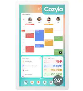 Cozyla - 24" Calendar+2 - White