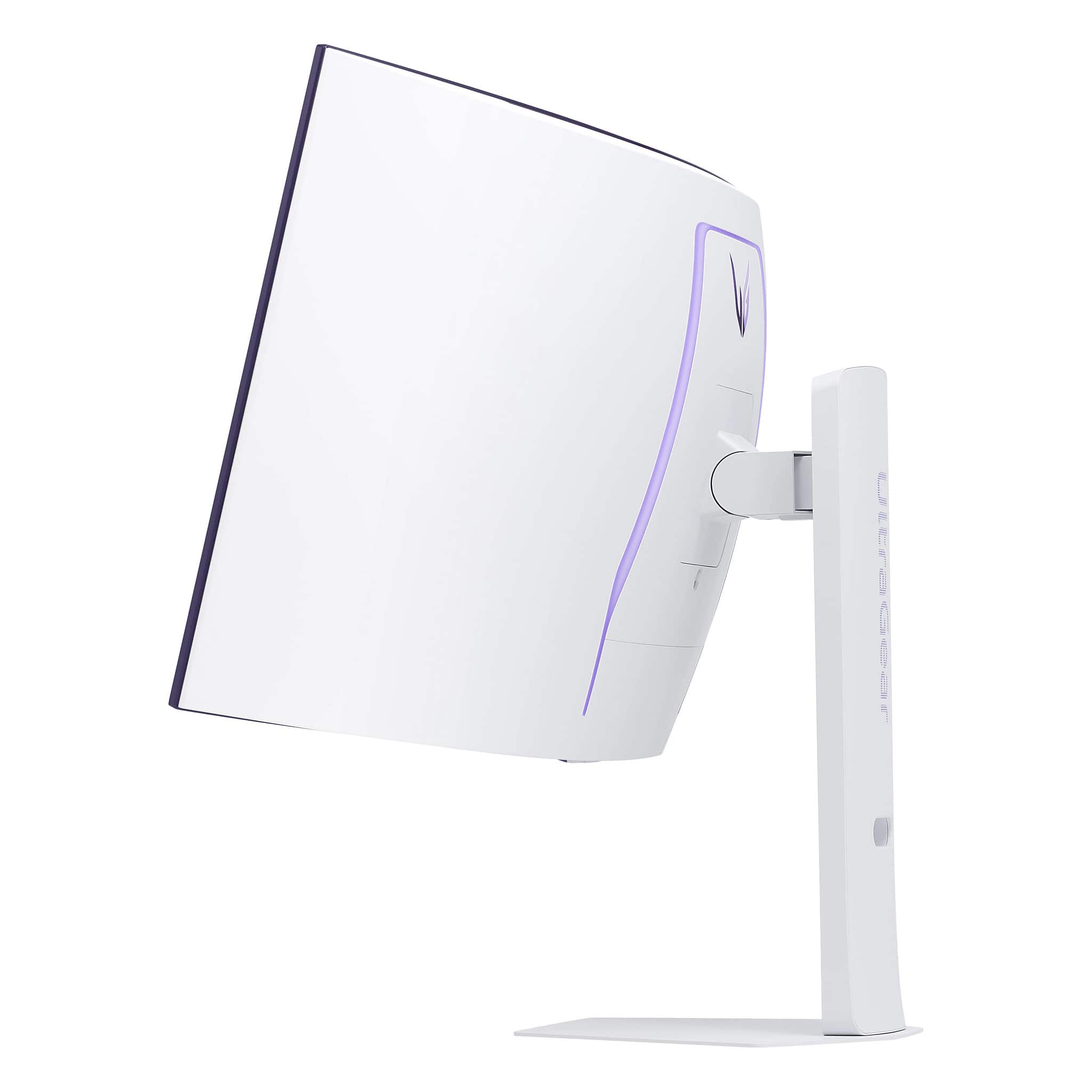 Alt View 6. LG - UltraGear 39" OLED Curved WQHD 240Hz 0.03ms G-Sync/FreeSync Premium Smart Gaming Monitor with DisplayHDR 400 TRUE BLACK - White.