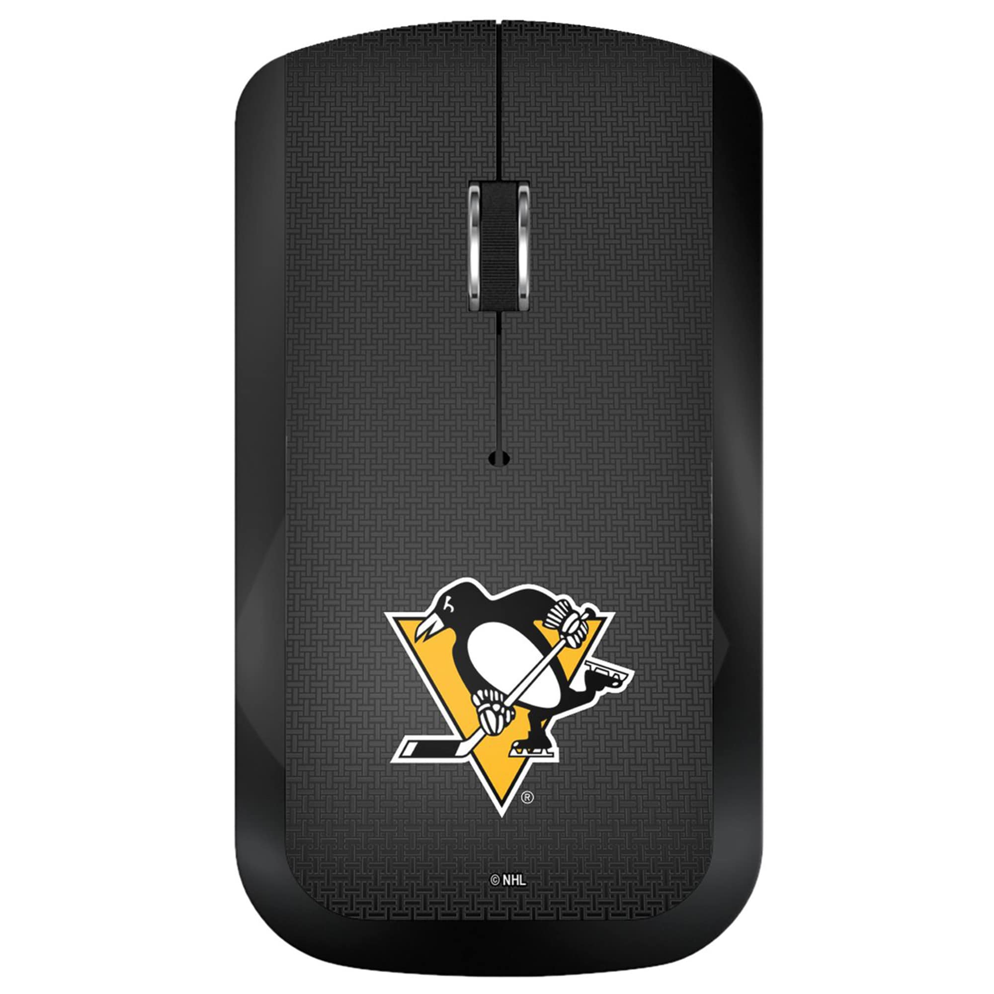 Front. Keyscaper - Pittsburgh Penguins Wireless USB Computer Mouse - Black.