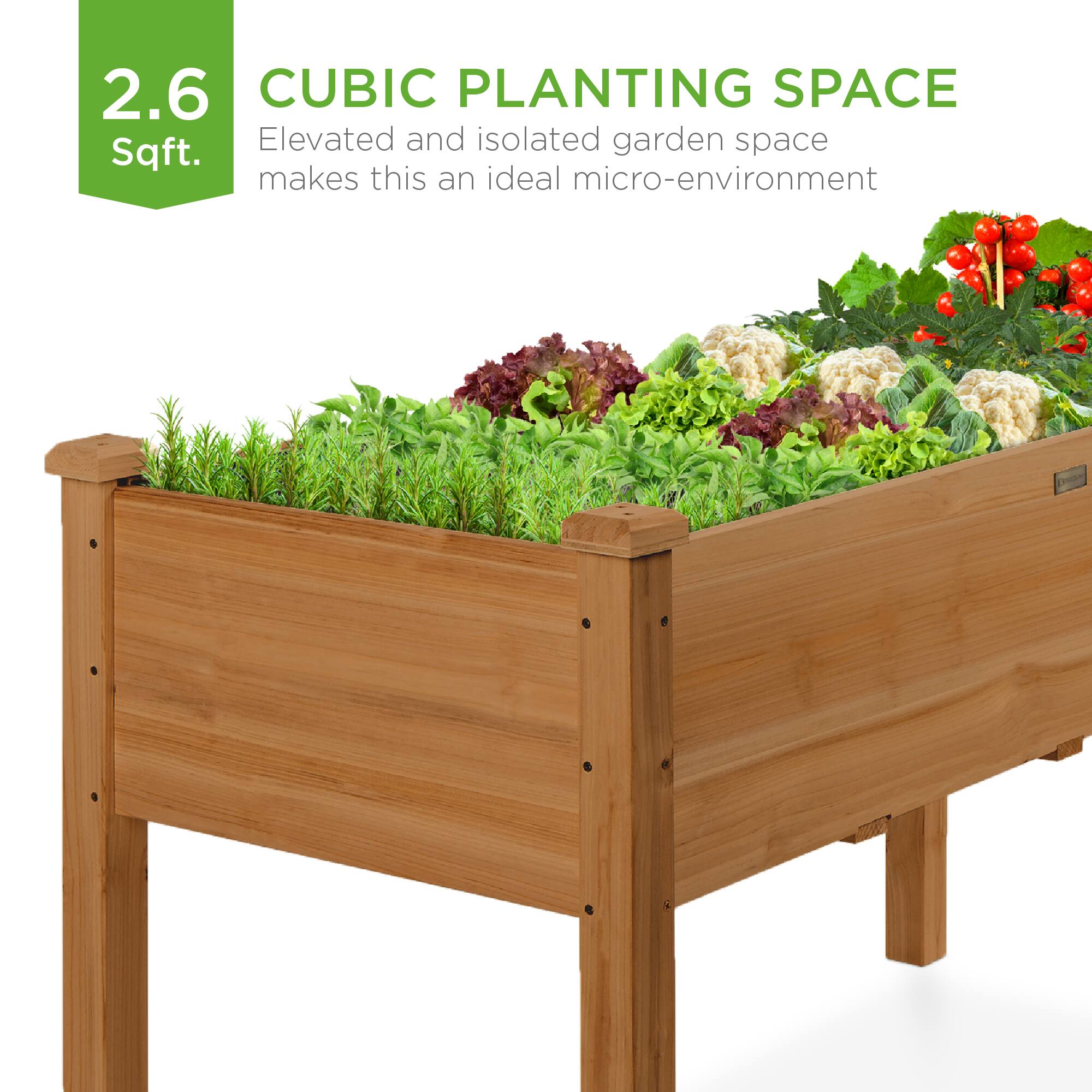 2.6 Sqft.

CUBIC PLANTING SPACE

Elevated and isolated garden space makes this an ideal micro-environment