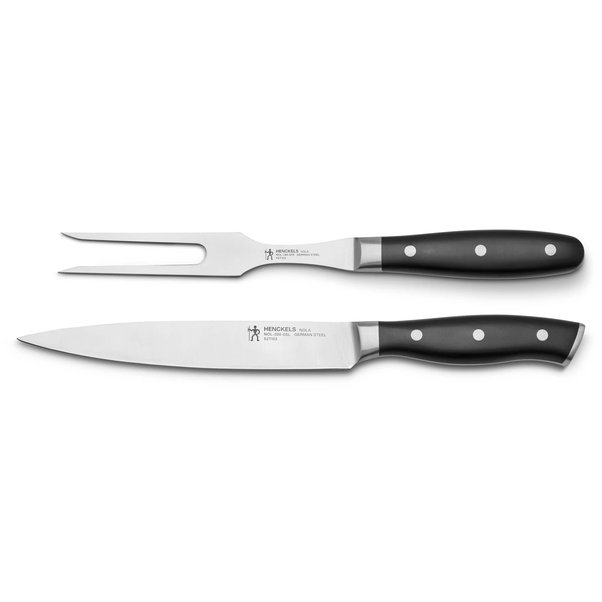 Henckels - Nola 2-pc Carving Set - Stainless Steel