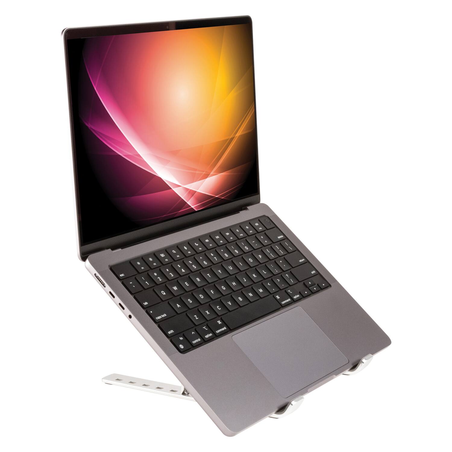 Back. Allsop - Allsop 32626 Compact Aluminum Laptop Stand - silver.