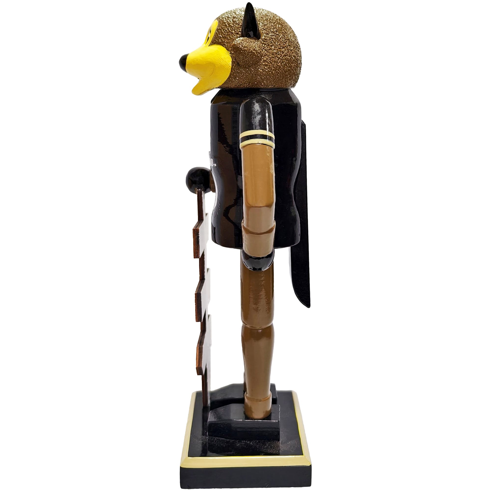 Alt View 3. Santa's Workshop - Colorado Buffaloes 12" Mascot Nutcracker - Black.