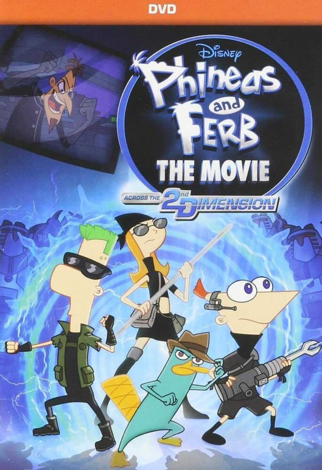 Phineas and Ferb: The Movie - Across the Second Dimension  - DVD