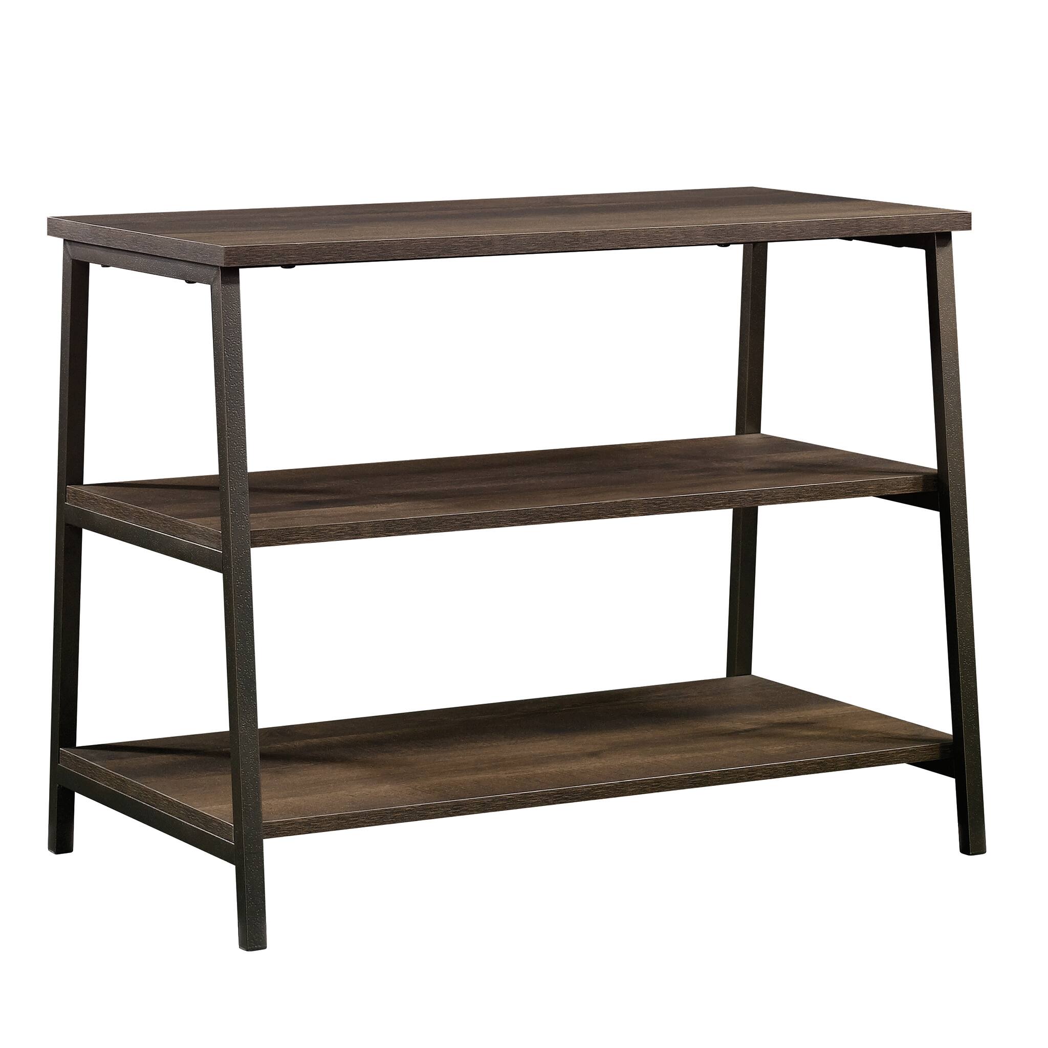 Front. Sauder - North Avenue TV Stand - Smoked Oak.