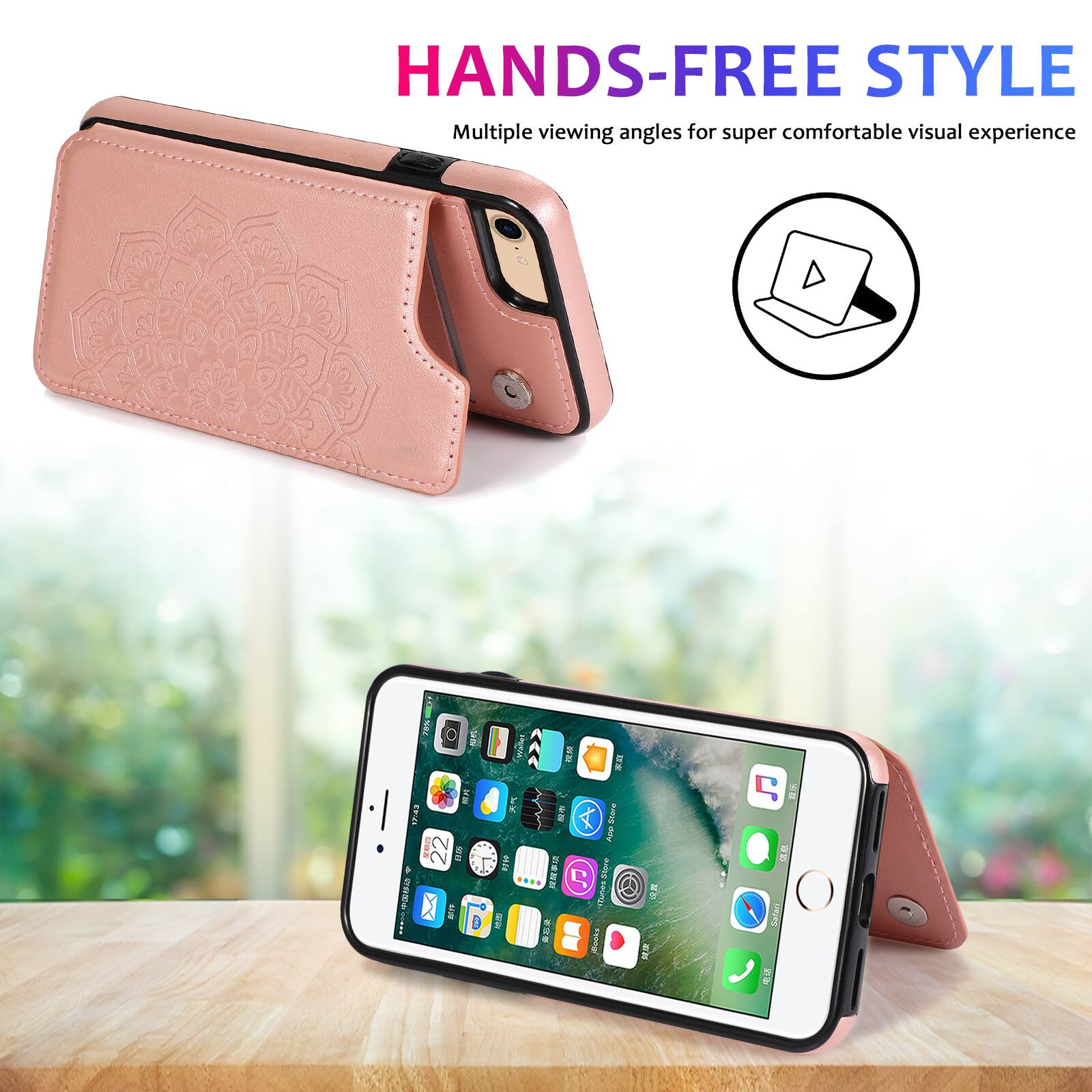 HANDS-FREE STYLE  
Multiple viewing angles for super comfortable visual experience