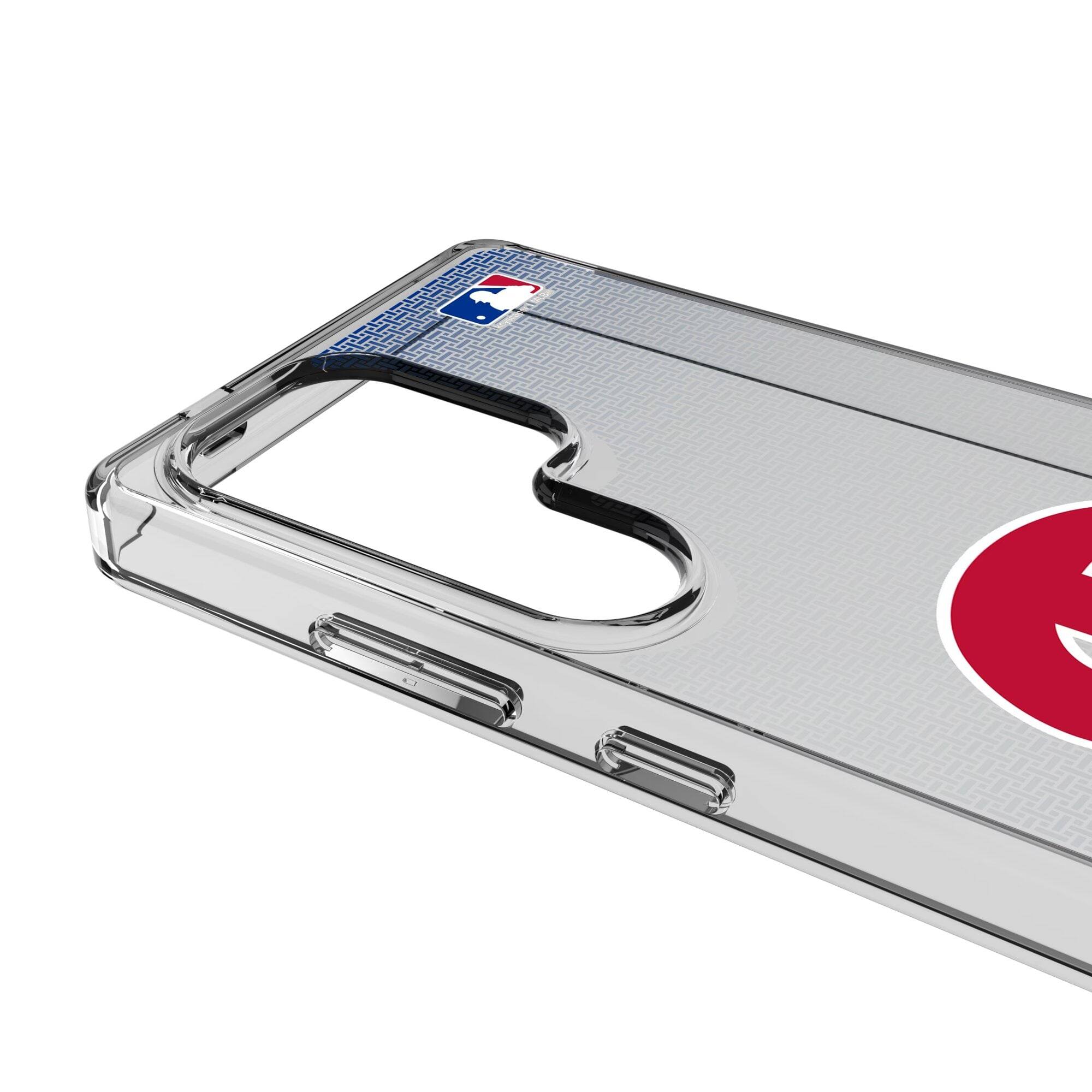 Alt View 2. Keyscaper - Linen Logo Galaxy Clear Case - S25 Ultra - Multicolor.