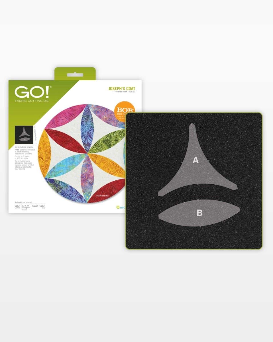 GO! FABRIC CUTTING DIE JOSEPH'S COAT - ser 1 42 BOR bloca Se c - FRET surs - - bors insitnuctions on - . 4 a - CXP Te ieclutes aoas - a - A 1 M101 SIT - aOI 2 - GOT GO P aCC