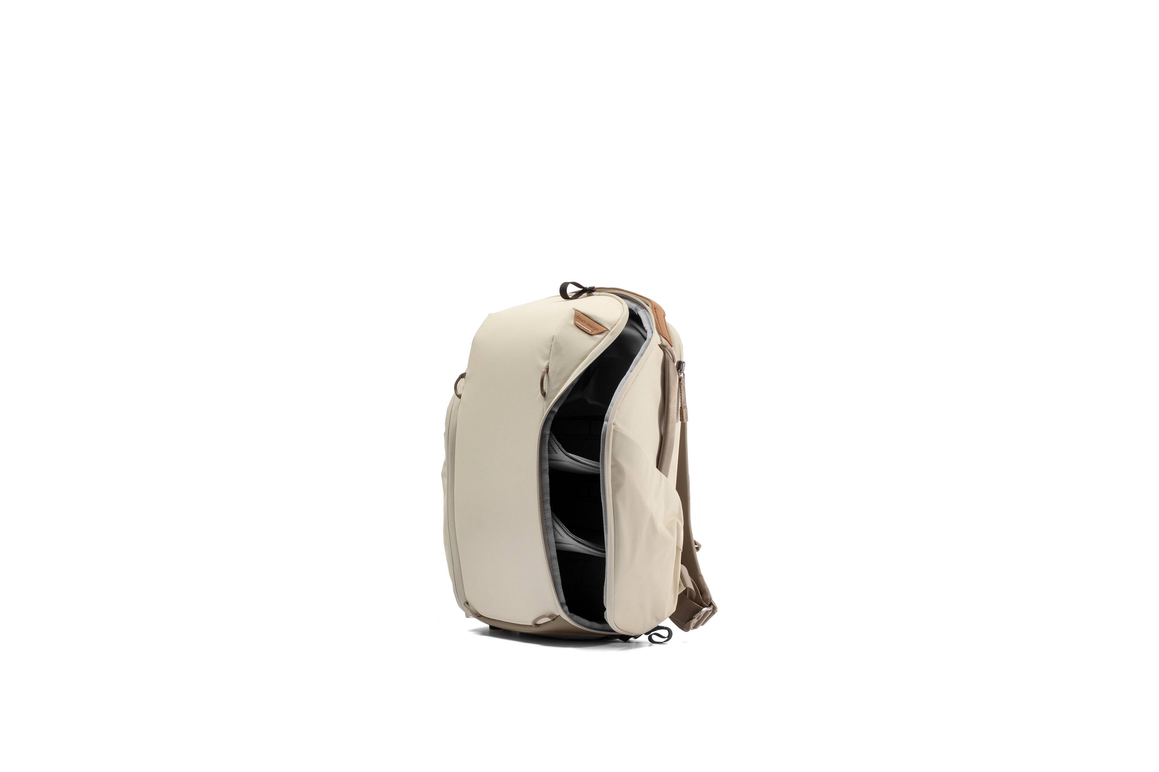 Alt View 13. Peak Design - Everyday Backpack Zip 15L - Bone.