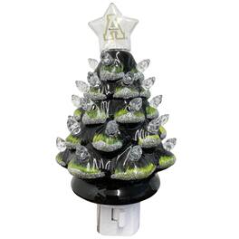 Santa's Workshop - Appalachian State Mountaineers 6.5" Tree Night Lite - Gold