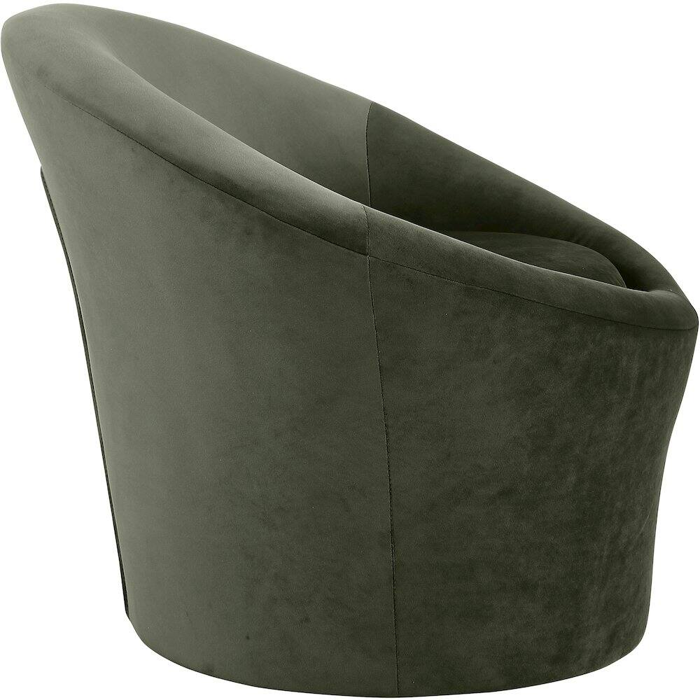 Alt View 3. Meridian Furniture - Tristan Green Velvet Accent Chair - Green.