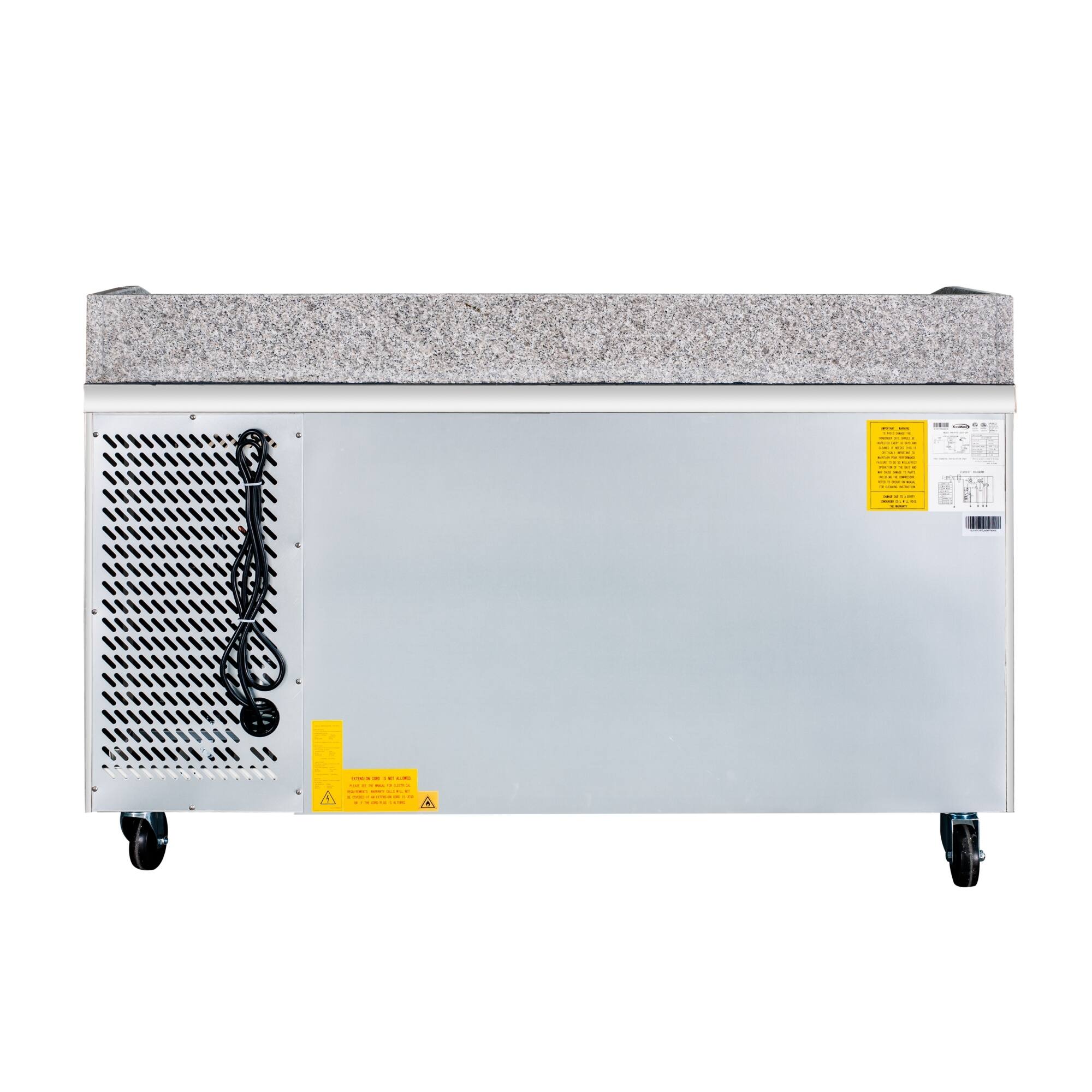 Koolmore 59 in. Commercial Refrigerated Granite Top Pizza Prep