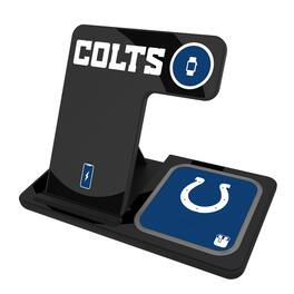 Keyscaper - Indianapolis Colts 3-In-1 Wireless Charger - Multicolor