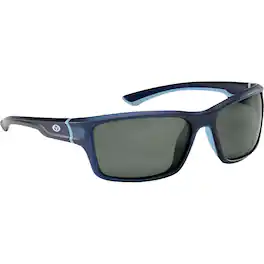 Flying Fisherman - Cove Polarized Sunglasses - Matte Crystal Navy/Smoke
