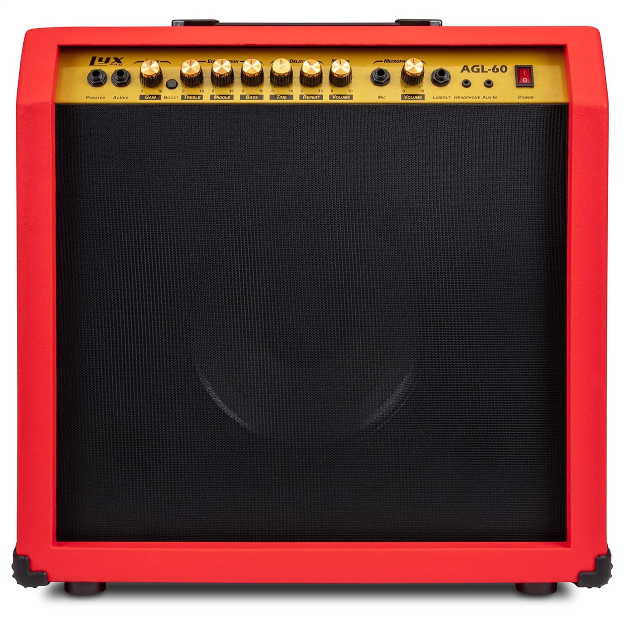 Lyxpro - Electric Guitar Amp - 60 Watt Guitar Amplifier with Aux, Headphone Jack & More