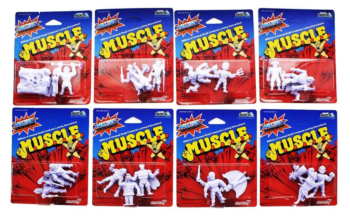 Masters of the Universe - Master of the Universe M.U.S.C.L.E., Set of 8 Packs (24 Figures Total)