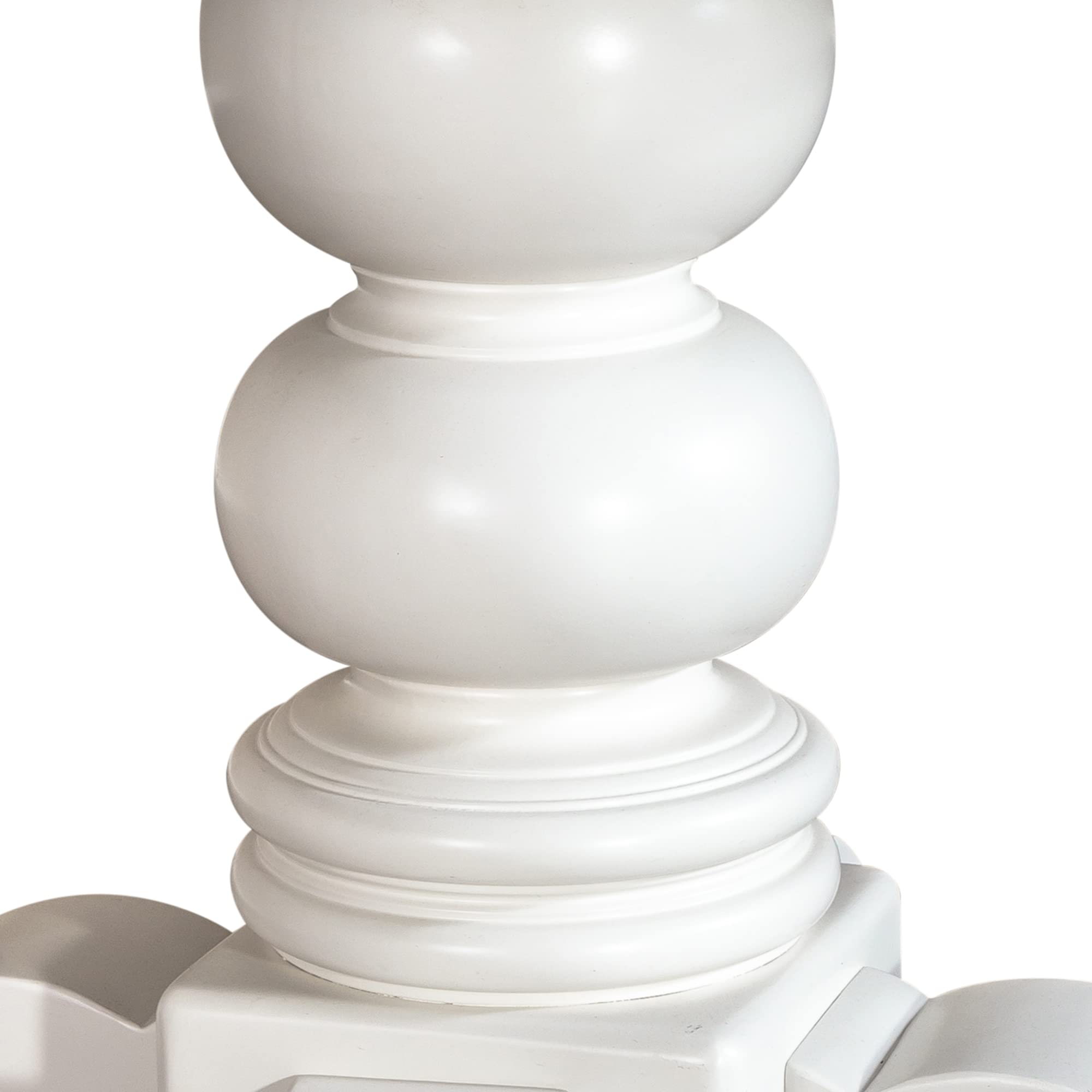 Alt View 1. Liberty Furniture Industries - Pedestal Table in Poplar/Pine Solids w/ Wood Products - Oyster White & Navy.