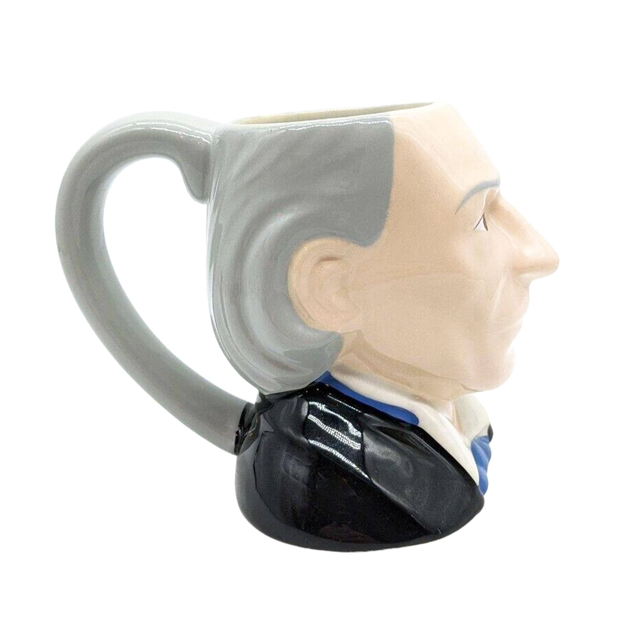 Alt View 3. Seven20 - Doctor Who The First Doctor Ceramic 3D Mug William Hartnell - Off-White.