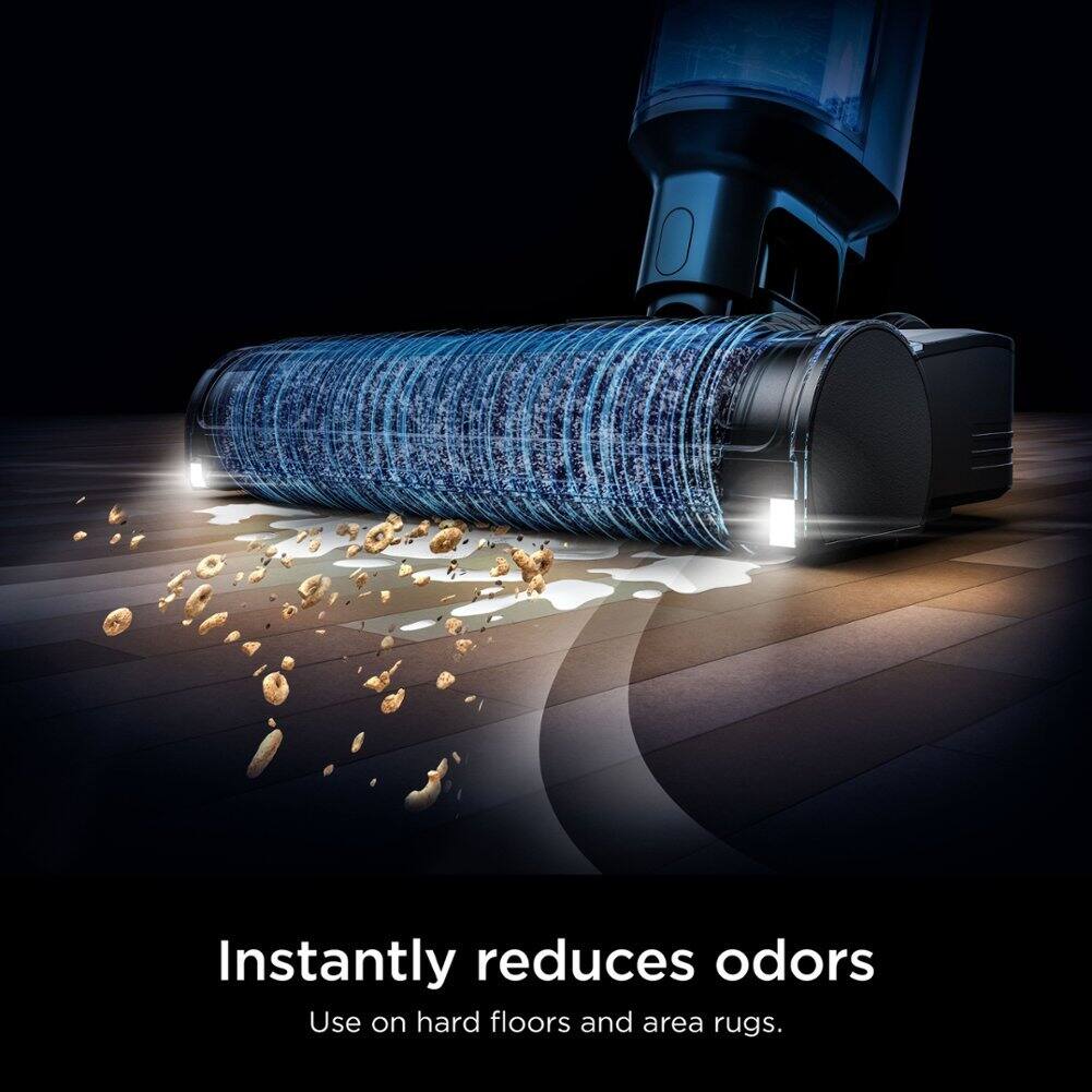 Instantly reduces odors  
Use on hard floors and area rugs.