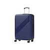 Front. Yardgrace - 24" Hard Shell ABS Carry-On Luggage, Lightweight Expandable Suitcase with Double Spinner Wheels & Lock - Blue.
