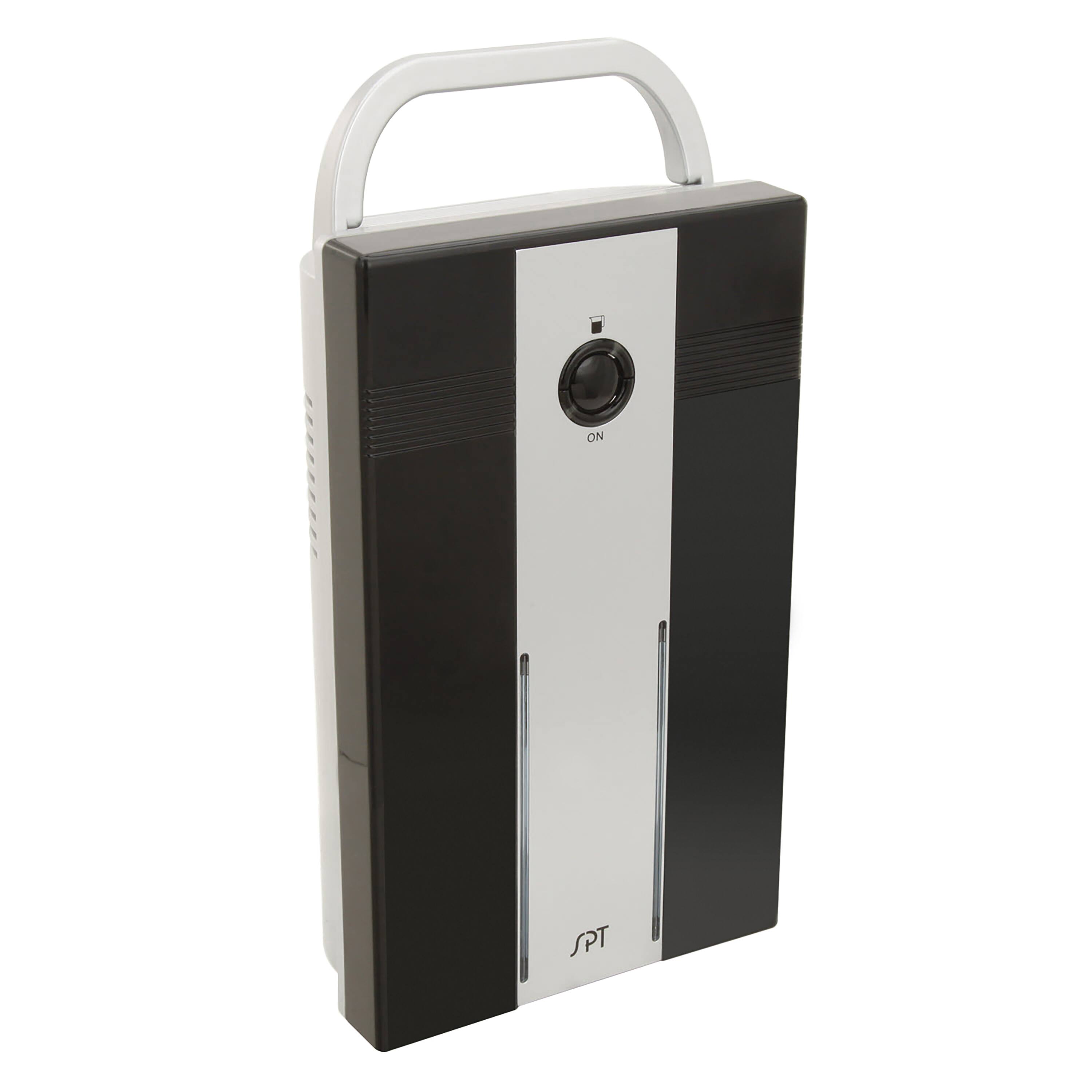 Alt View 4. SPT - Mini Thermo-Electric Dehumidifier - Black/Silver.