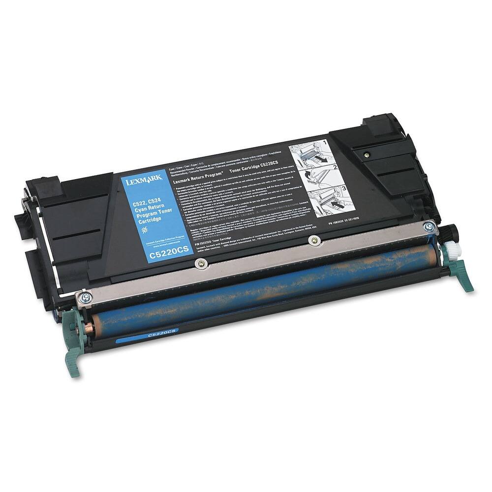 Lexmark - C5220CS 3000 Page-Yield Return Program Toner - Cyan price history on PriceWatchPro