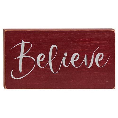 Alt View 2. BreeBe - Holiday Script Red Word Block 4 Asstd. - Red.