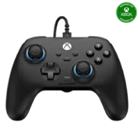 GameSir - T7 Wired Controller/Gamepad Hall Effect Joysticks for Xbox Series X|S, Xbox One, Windows 10/11 & Steam, 3.5mm Audio Jack - Volt Black - Front_Zoom