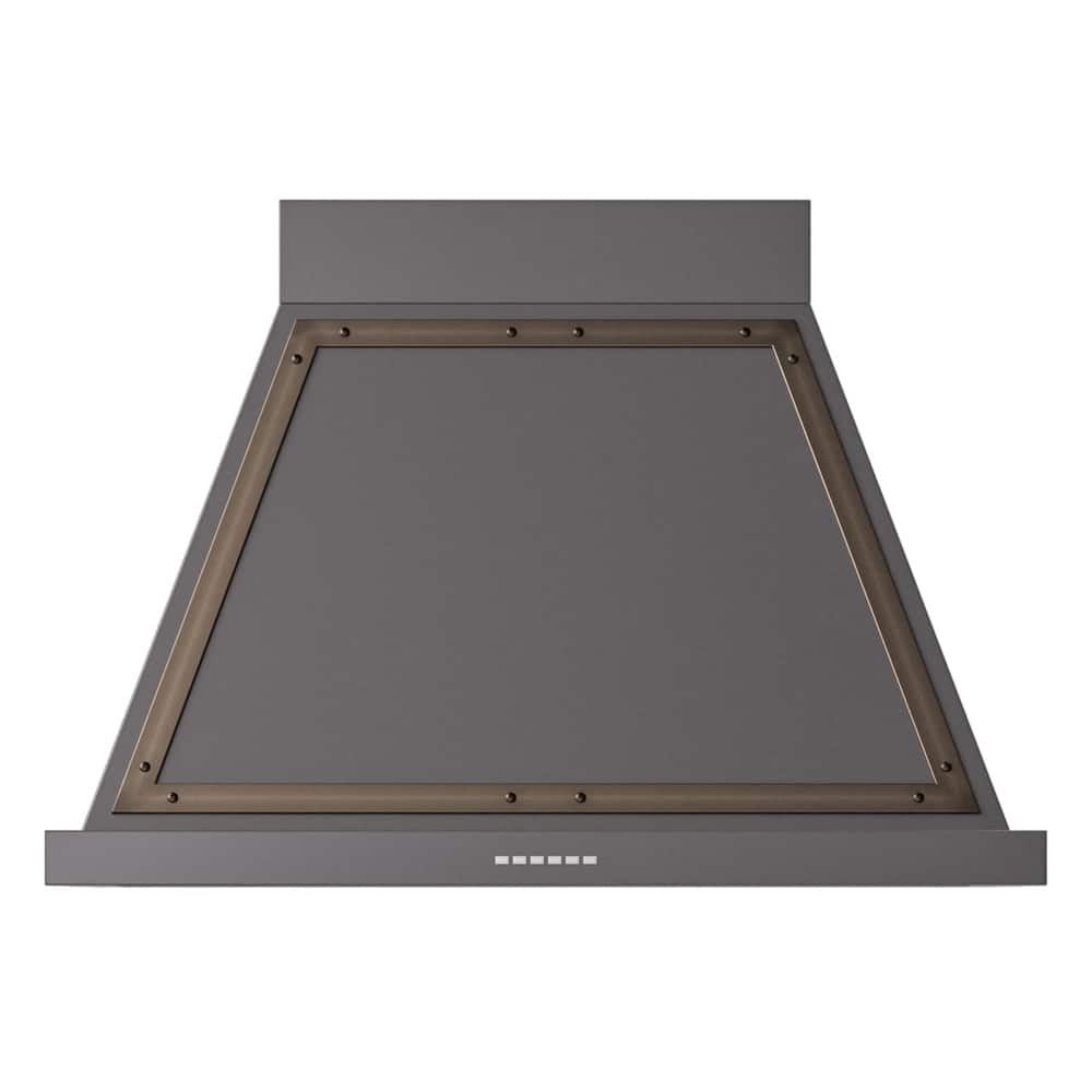 ILVE - 36 inches - Externally Vented - Wall Range Hood - Graphite Matte