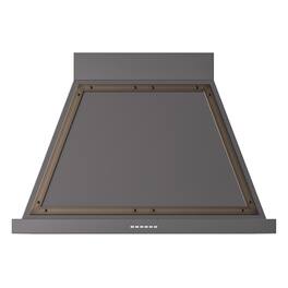 ILVE - 36 inches - Externally Vented - Wall Range Hood - Graphite Matte