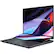 Front. ASUS - Zenbook Pro 14 Duo OLED UX8402 14.5" Touch-Screen Laptop - Intel Core i9 - 32 GB Memory - NVIDIA GeForce RTX 3050 Ti - 1 - Tech Black.
