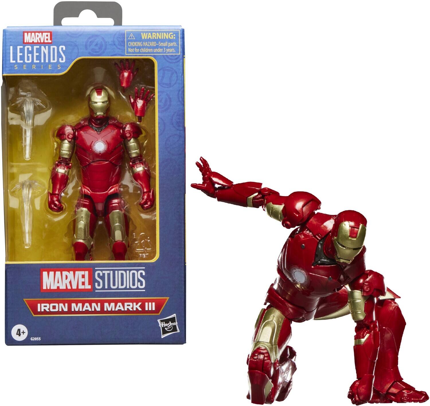 Hasbro Collectibles - Iron Man Movie - Marvel Legends - Iron Man Mark III Action Figure - COLLECTIBLES
