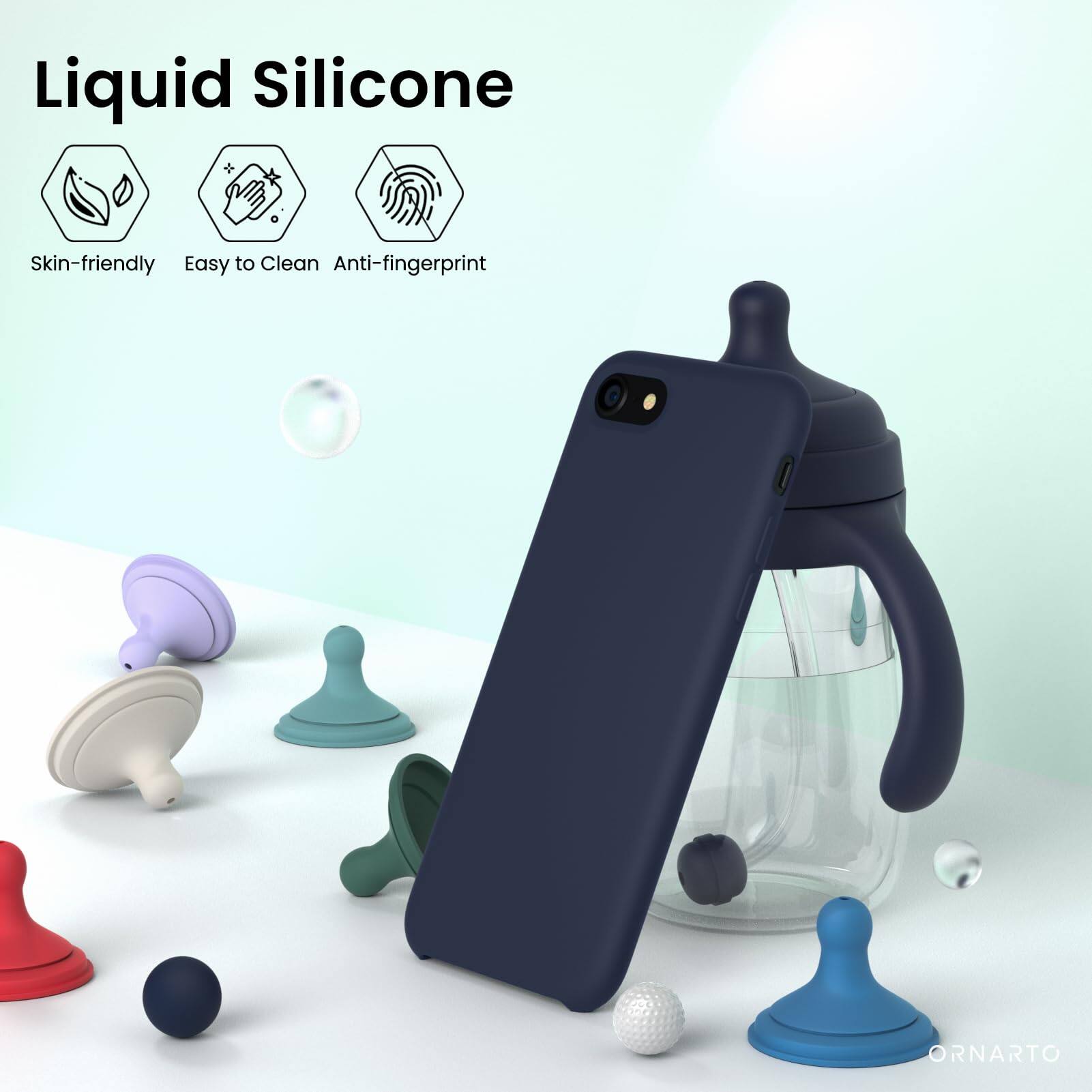 Liquid Silicone Skin-friendly Easy to Clean Anti-fingerprint ORNARTO