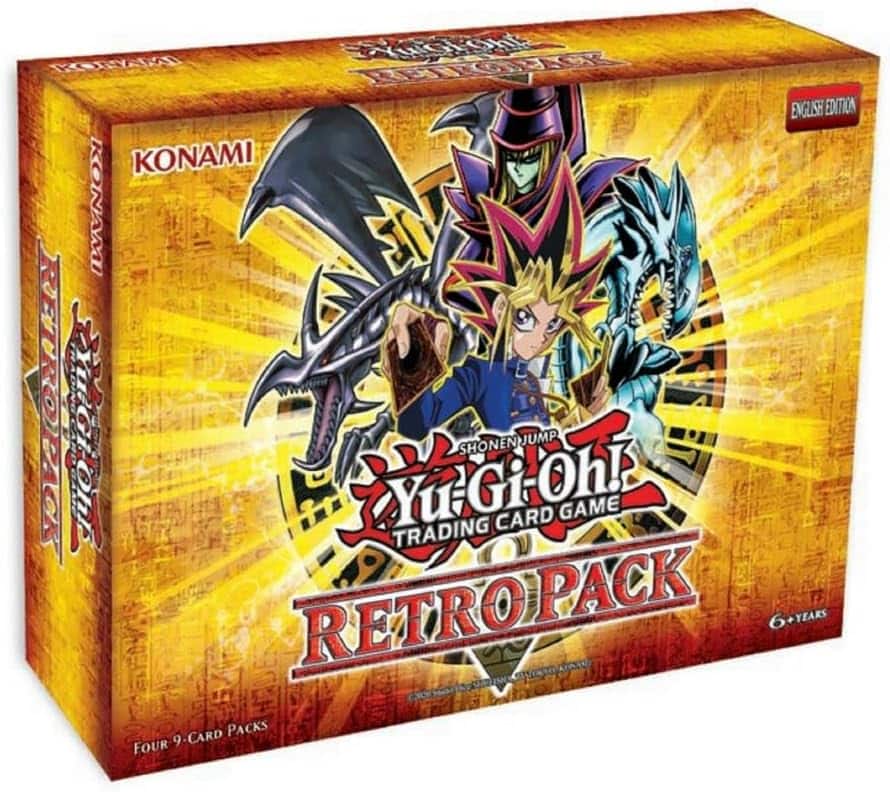 Konami - YuGiOh! Trading Card Game Retro Pack, 4 Packs with 9 Cards Each Retail Exclusive