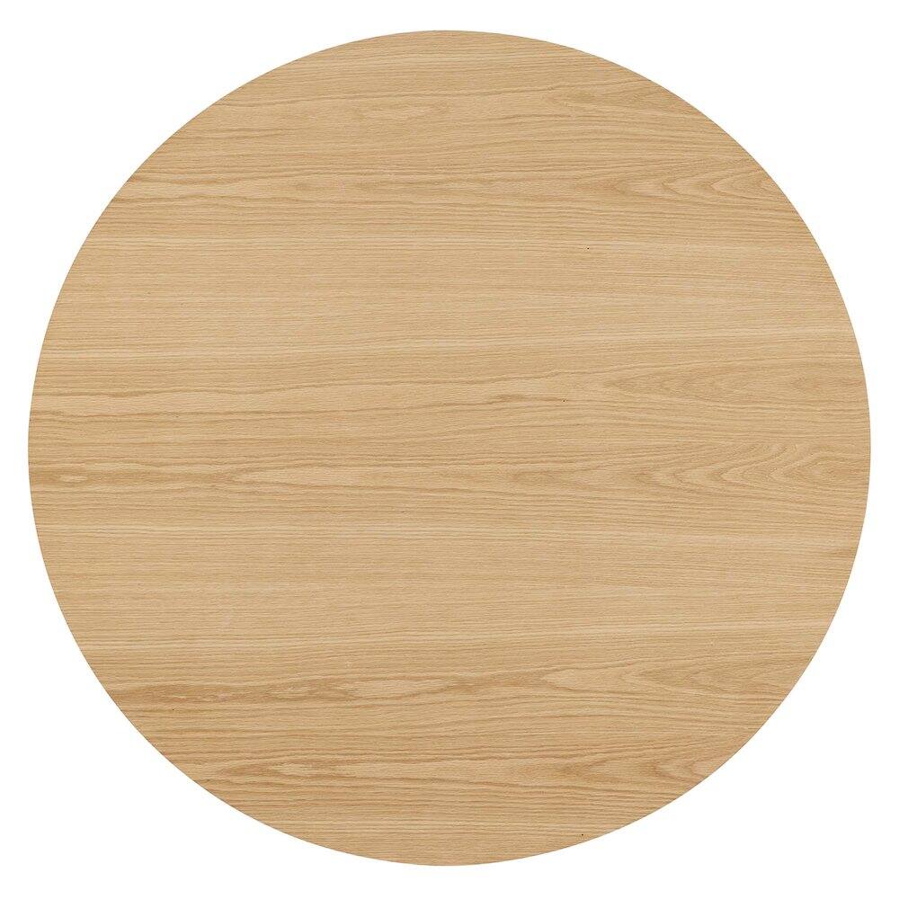 Alt View 3. Modway - Senja 47" Round Dining Table - Brown.