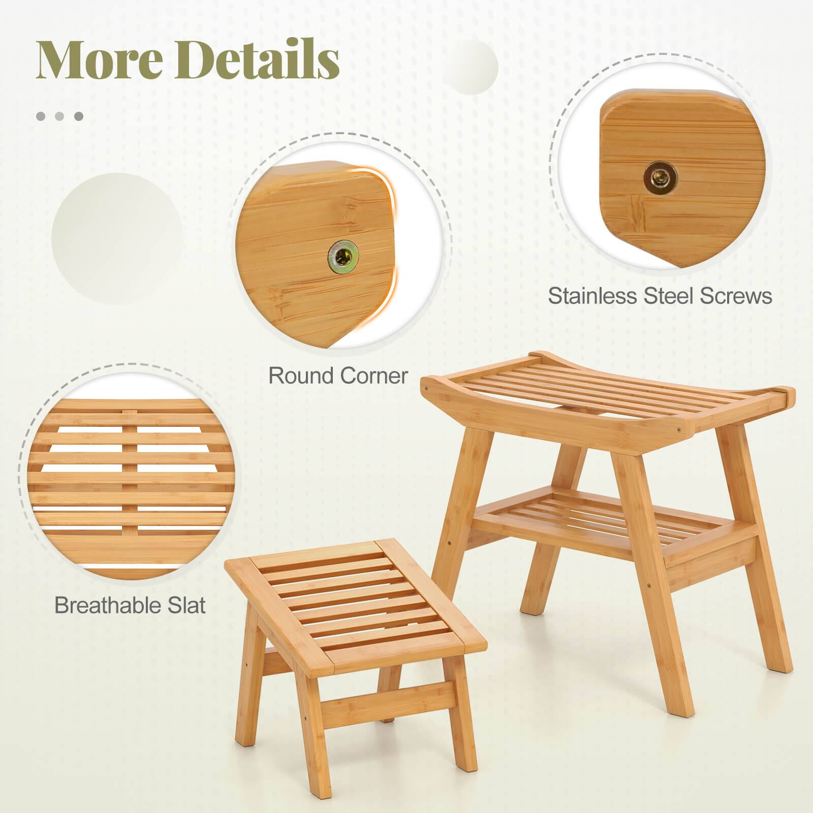 More Details ... Stainless Steel Screws Round Corner Breathable Slat