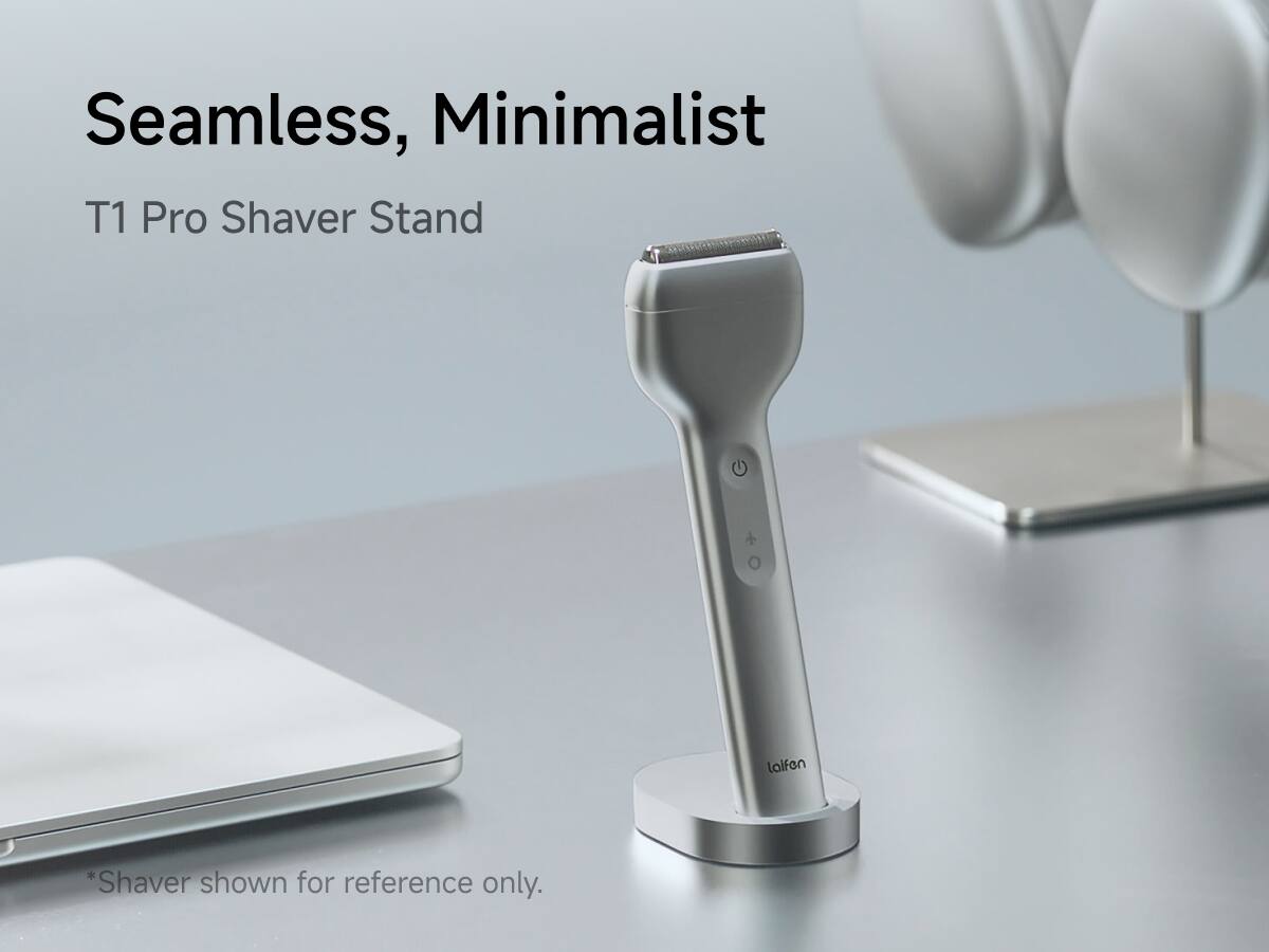Seamless, Minimalist  
T1 Pro Shaver Stand  

*Shaver shown for reference only.