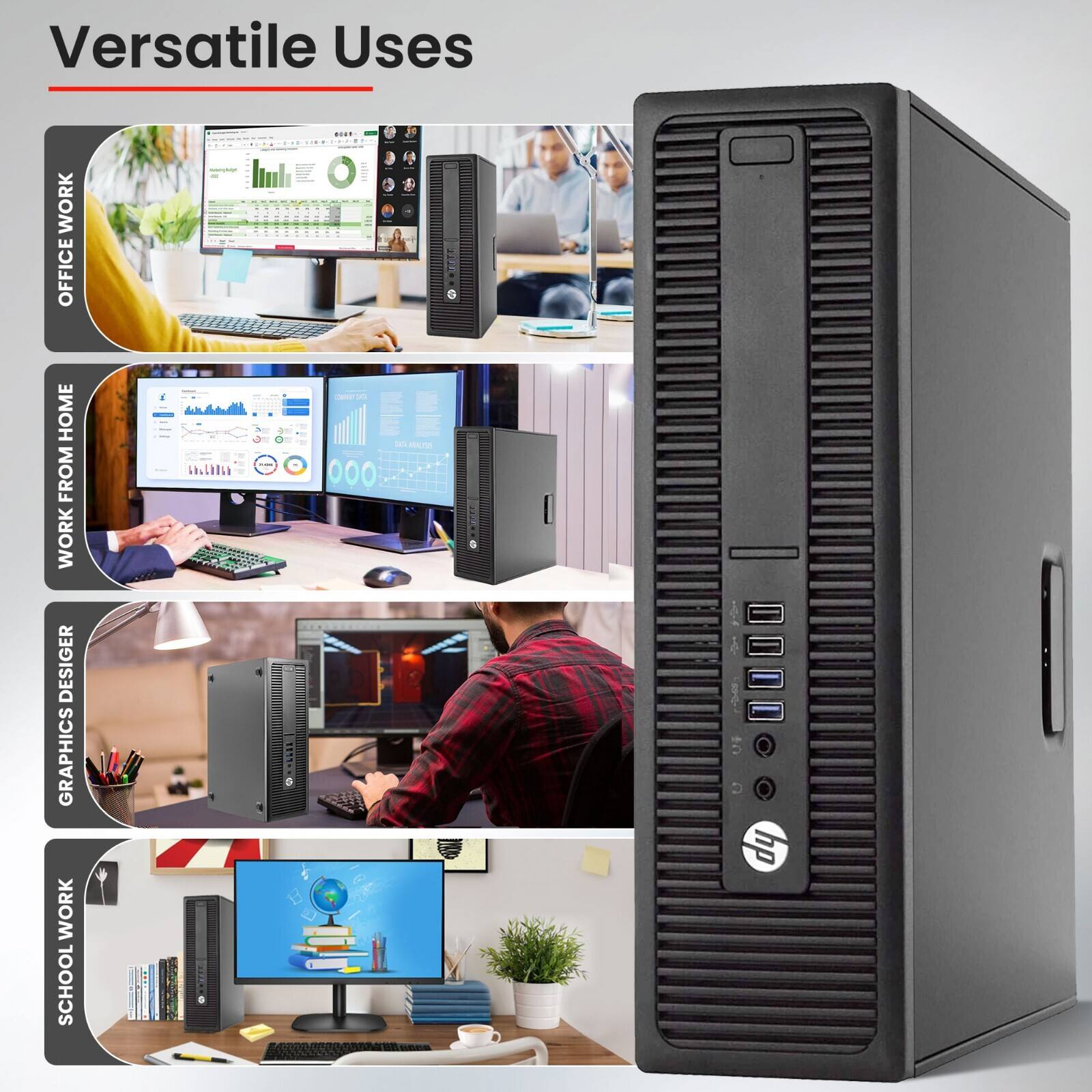 Versatile Uses

- OFFICE WORK
- WORK FROM HOME
- GRAPHICS DESIGNER
- SCHOOL WORK