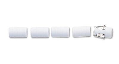 Front. Pentel - Pentel Large Refill Erasers, White, 5/Pack (PDE-1) - White.