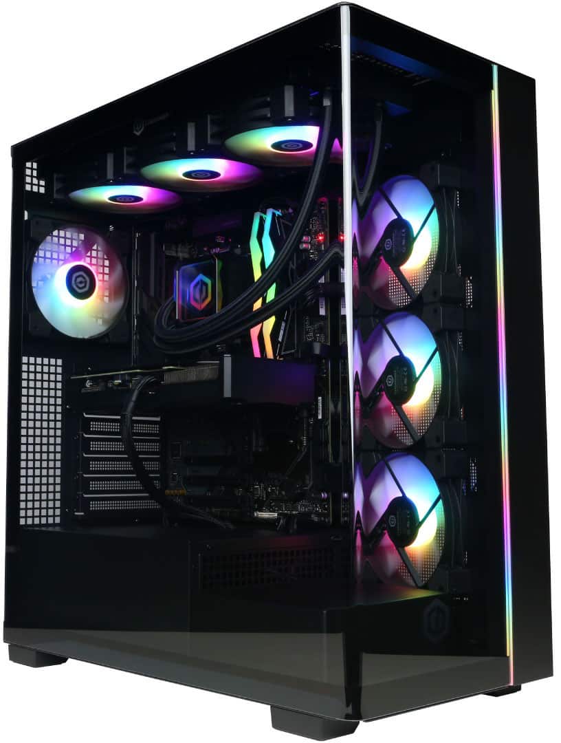 ★美品★i7/32GB/SSD 480G+1TB/K2000/X99/850W CyberPowerPC Gaming Desktop AMD Ryzen 7 9800X3D NVIDIA