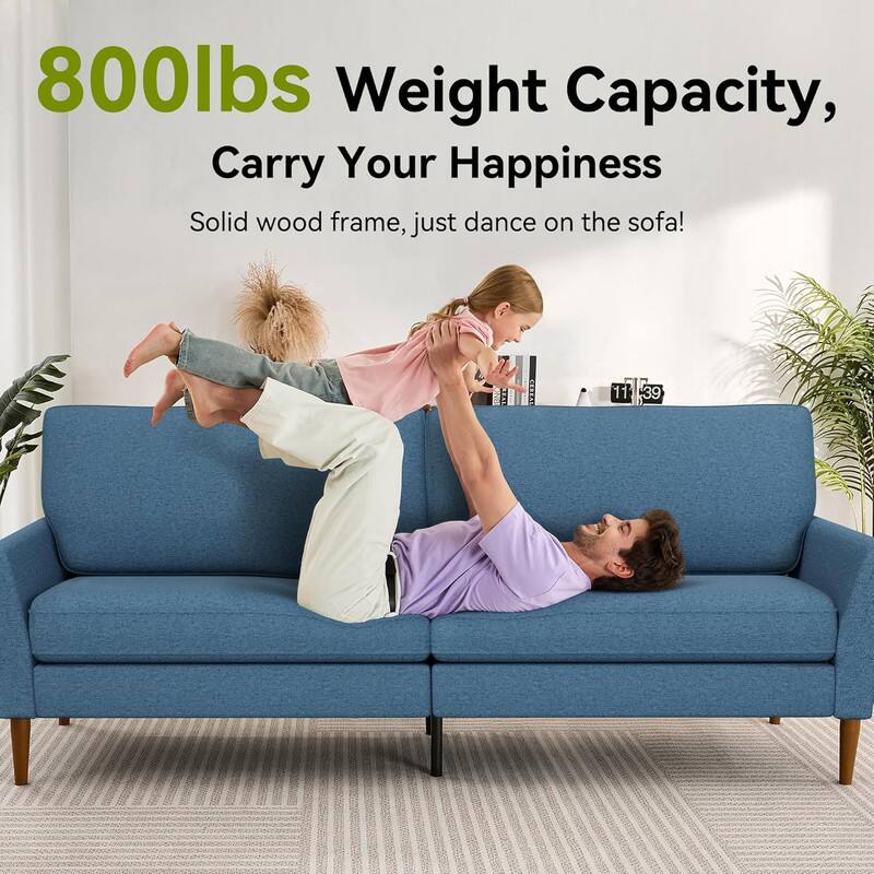 800lbs Weight Capacity, Carry Your Happiness

Solid wood frame, just dance on the sofa!