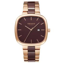 Obaku - Men's Timian Dial Watch - V282GDVNCN - Brown