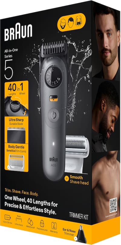 Braun Series 5 All in one 5510 Electric Shaver Trimmer Moonstone Braun Series 5 All in one 5510 Electric Shaver Trimmer Moonstone