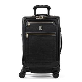 Travelpro - Platinum Elite Softside Expandable Checked Luggage, 8 Wheel Spinner Large Suitcase, TSA Lock, Men and Women - Intrigue Black
