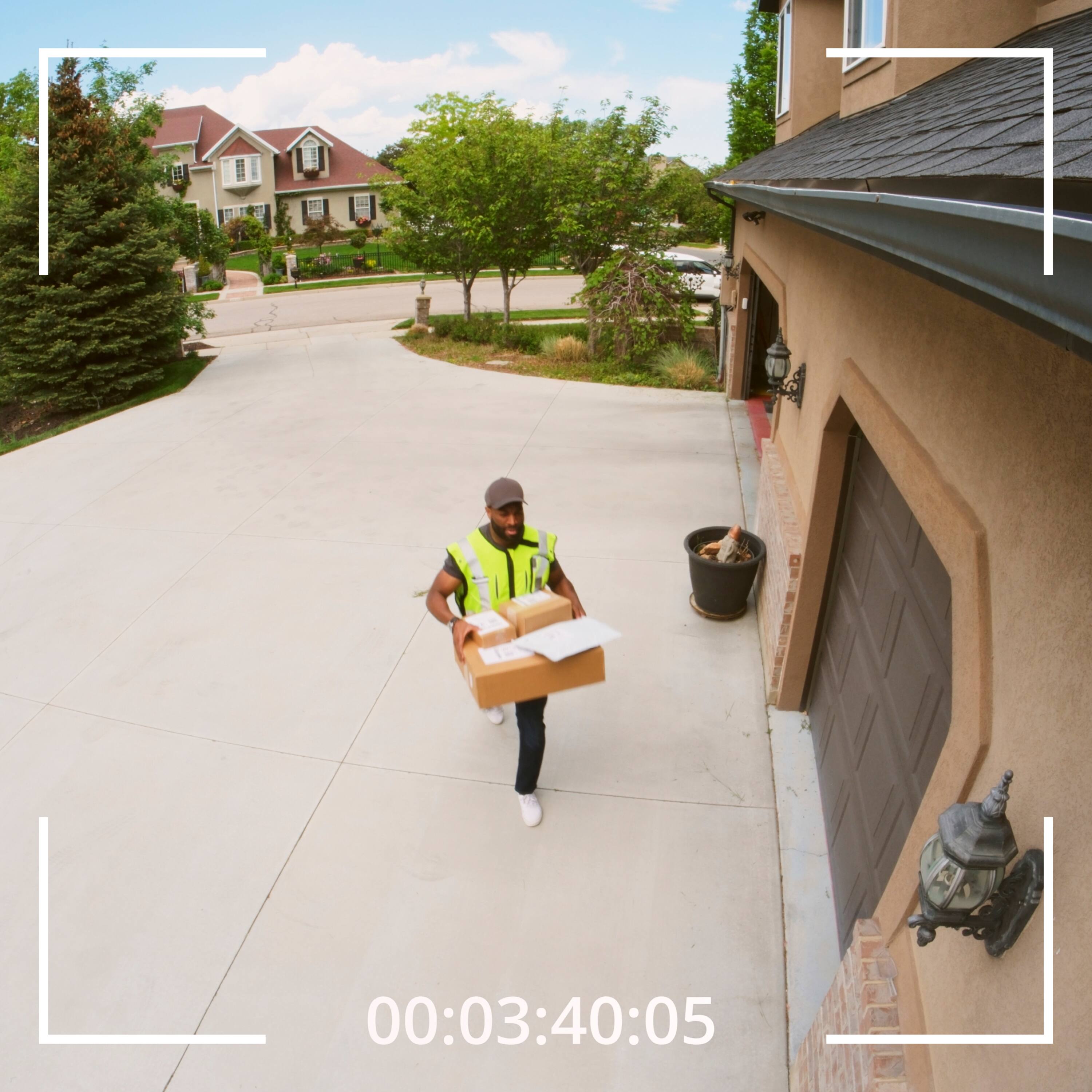 Alt View 1. Swann - Swann EVO 2K WiFi Security Camera, Weatherproof Outdoor, Color Night Vision, Motion Detect, Two-Way Audio, 32GB MicroSD - White.