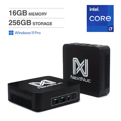 16GB MEMORY
256GB STORAGE
Windows 11 Pro
intel CORE i7
NextNuc