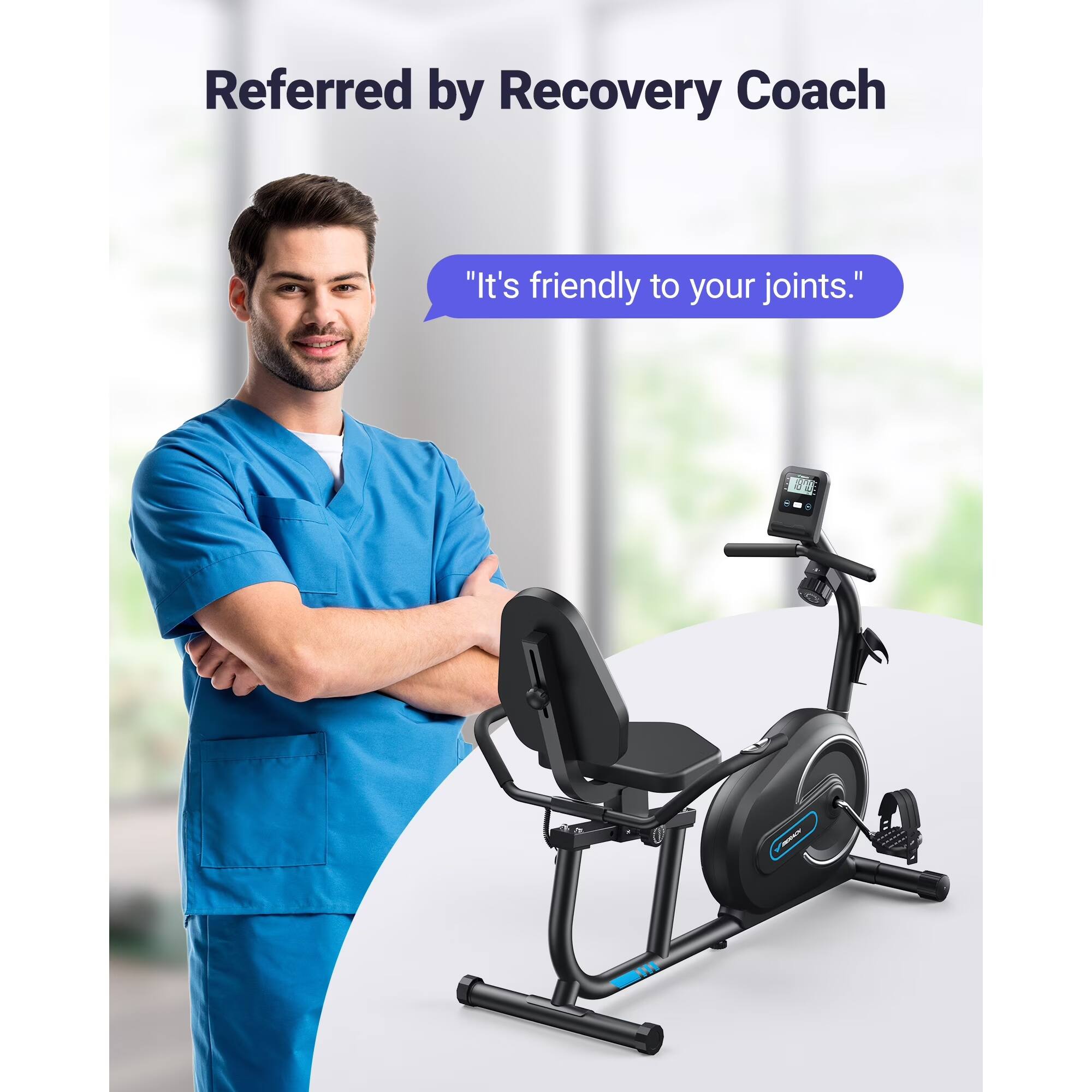 Referred by Recovery Coach  
"It's friendly to your joints."